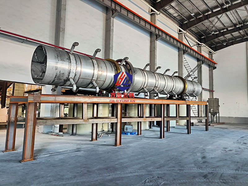 江蘇南通氟化鈣電磁烘干生產線